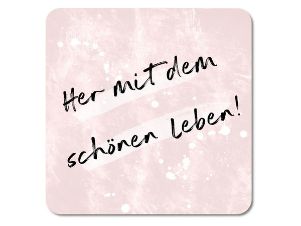 Leuchtender LED Untersetzer
