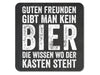 Leuchtender LED Untersetzer